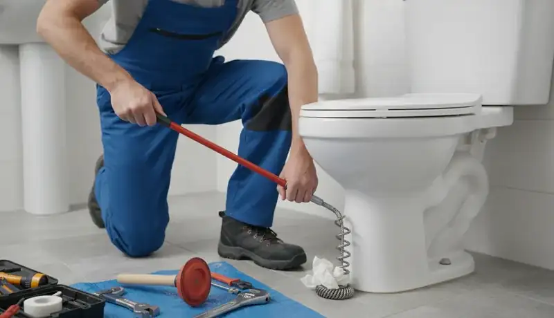 Expert Plumbing Pro - clogged-toilet-repair